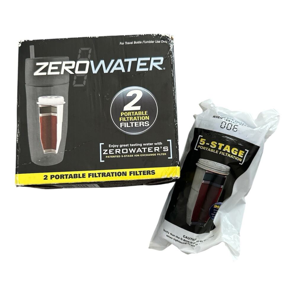 3 pk New Sealed Zero Water 5 Stage Advanced Filtration Replacement Water Filters